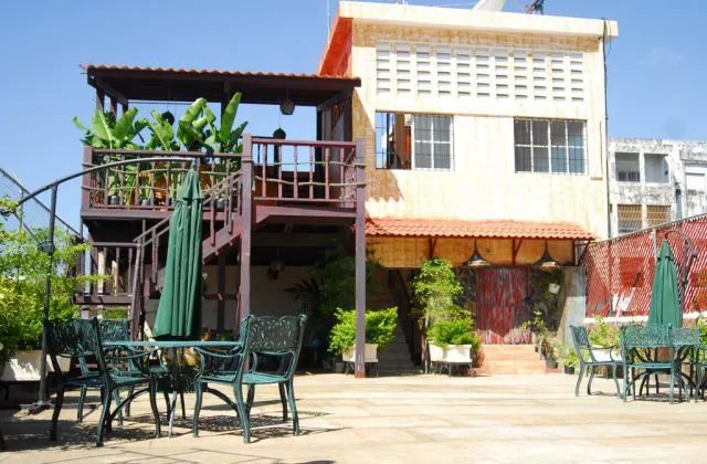 Hostal Luis V Santo Domingo Republique Dominicaine terrasse